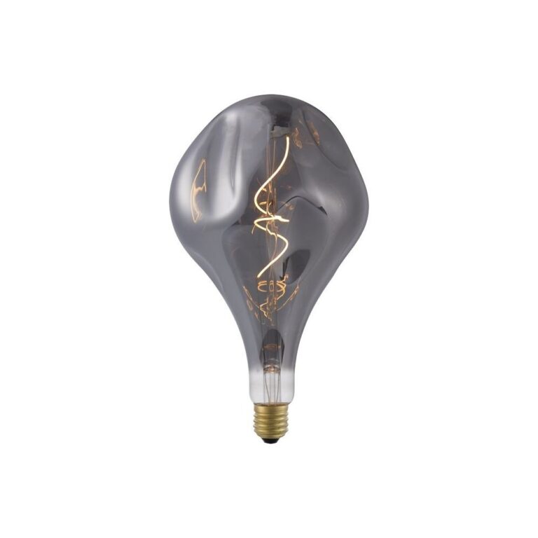 E27 4W XXL Flex Mystery LED pære - A165, 100lm, 2200K, dæmpbar, røgfarvet glas