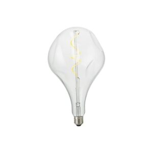 E27 4W XXL Mystery dæmpbar LED pære - A165, 250lm, 2500K, klart glas, filament flex