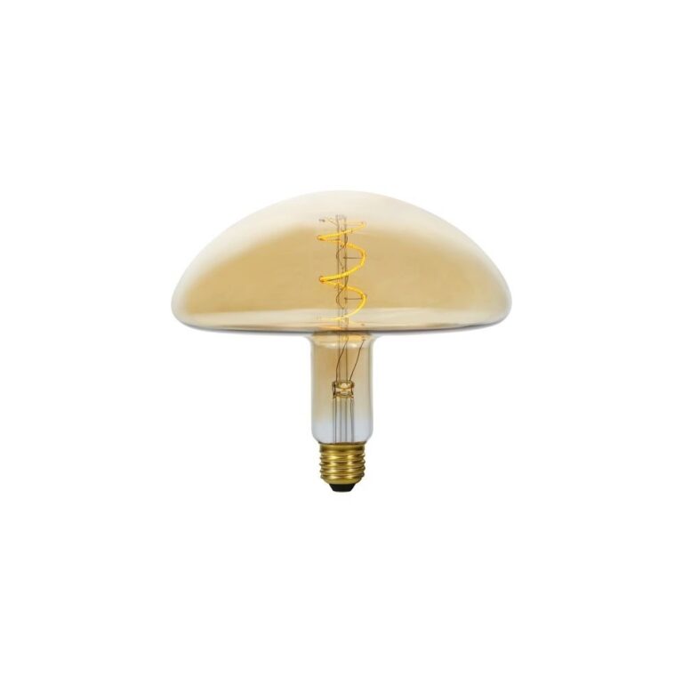 E27 4W dæmpbar LED filament pære - XL Flex Mush, 200lm, 2000K, guld glas