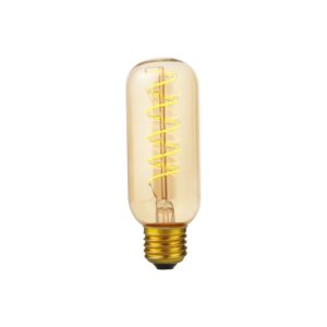 E27 4W dæmpbar LED pære - Flex AX Tube, 13cm, 2000K, guld glas, filament
