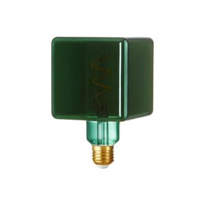 E27 4W dæmpbar LED pære - Ice Cube C95, Metallic Grøn, Filament Flex, 2700K