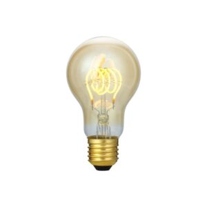 E27 5W 3-trin dæmpbar LED pære - A60, 2200K, Gold, Flex Filament, 460lm