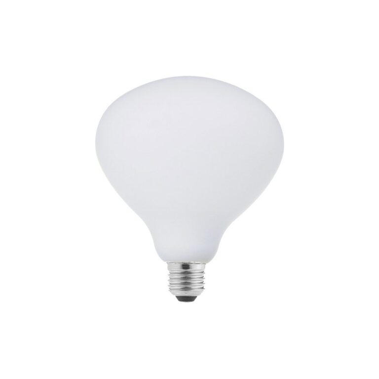 E27 6W XXL Filament LED pære - R125, 550lm, dæmpbar, mat hvid, 2500K