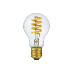 E27 6W dæmpbar LED pære - DimToWarm, 2200-2700K, A60, Filament Flex, 570lm, klar glas