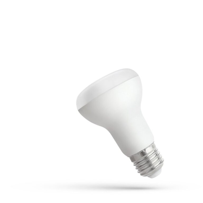 E27 7W R63 LED pære - Kold hvid, reflektorpære