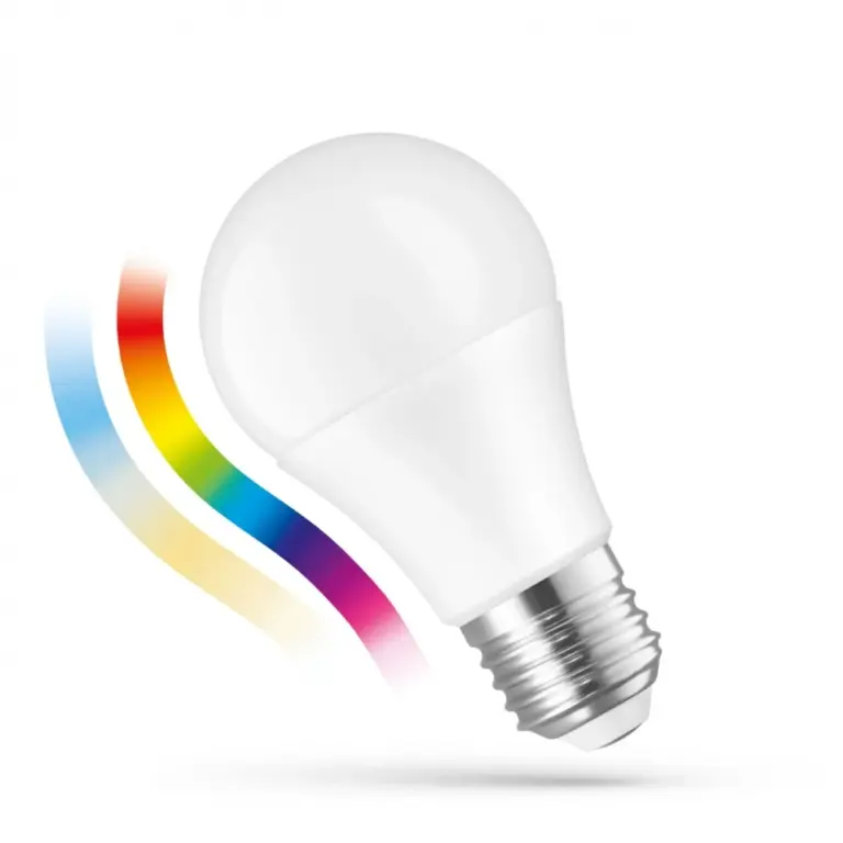 E27 8,5W Smart Home LED pære - A60, RGBW+CCT, Bluetooth, Easy Smart