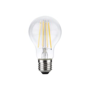 E27 8,5W dæmpbar LED pære - A60, filament, klar glas, 1000lm, 2700K
