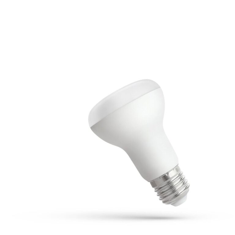 E27 8W R63 LED pære - 720lm, 6000K, 120 grader, kold hvid