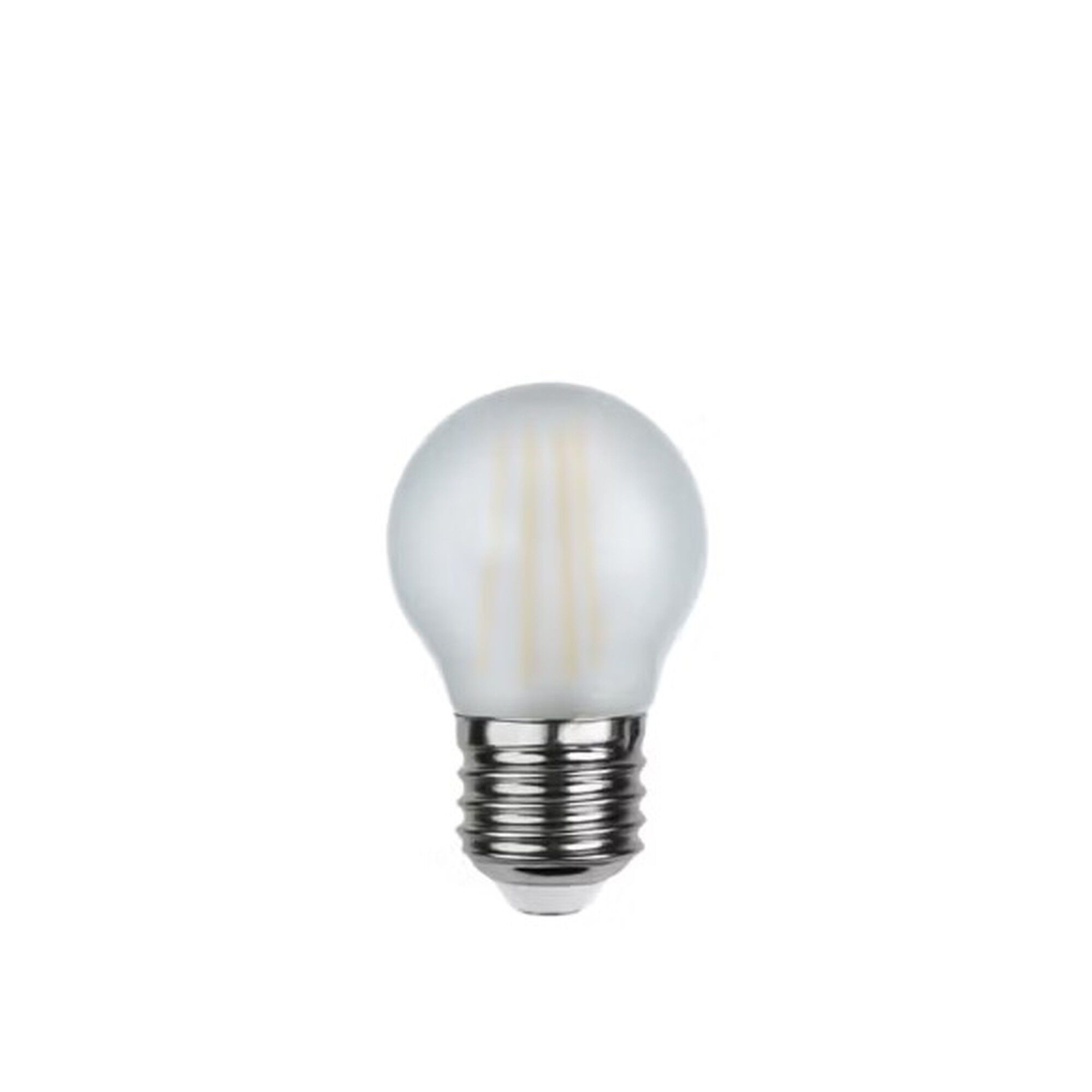 E27 LED Filament Globe Pære 4W Frostet