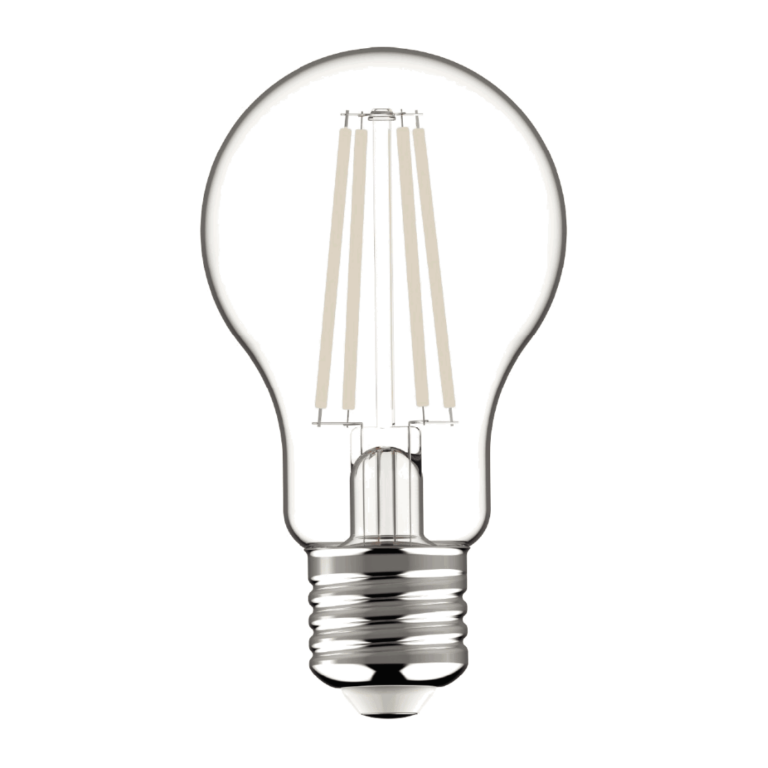 E27 LED Pære - Hvid Filament - 1055lm - 2700K - 8,5W - Ra80