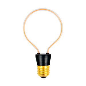 E27 Pære - LED - Filament - Rund Dekorationspærer - 2200K - 4W