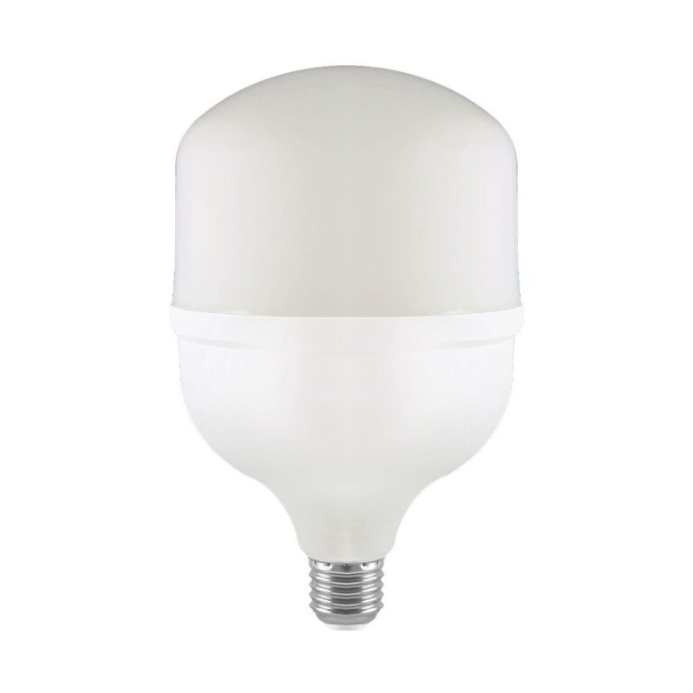 E27/E40 40W LED pære - 105lm/W, 6500K, T120, inkl. E40 adapter, kold hvid