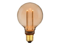 EGLO E27 LED G95 amberfarvet globe dekorationspære med varmt hvidt lys