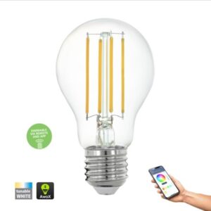 EGLO smart ZigBee E27 LED A60 6W klar filament pære