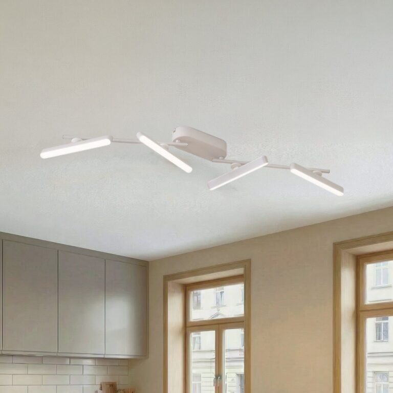 Eldrin 4 LED Loftlampe 34W Hvid - Lindby - Stue - Moderne - Metal - Med flere lyskilder