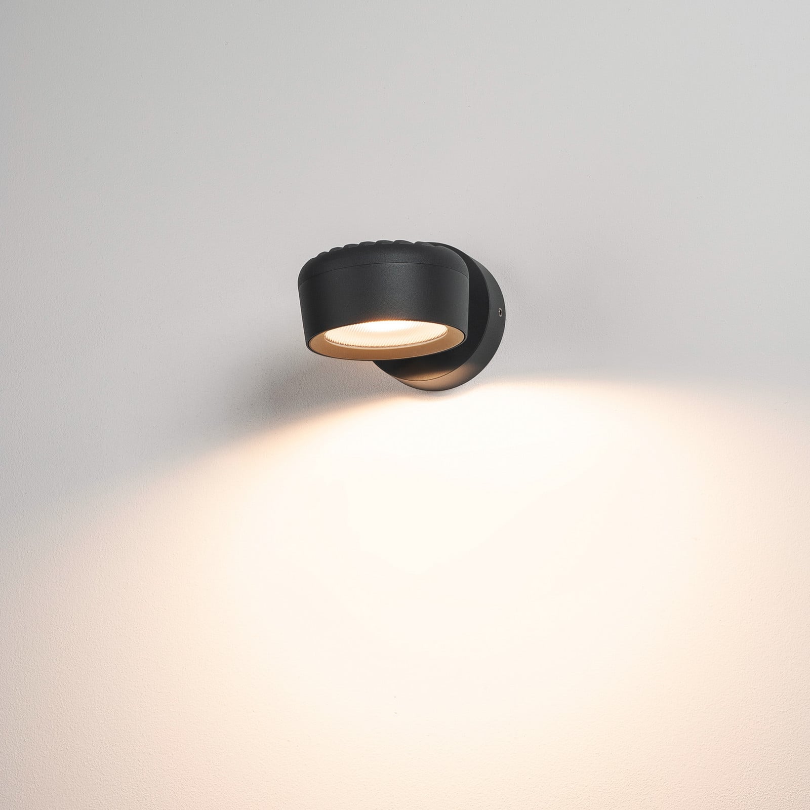Eskina udendørs LED-væglampe, antracit, CCT, IP65 SLV - Altan - Moderne - Aluminium - Med én lyskilde