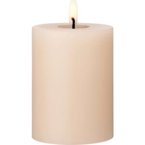 Ester & Erik LED bloklys, 10 cm, støvet lyserød