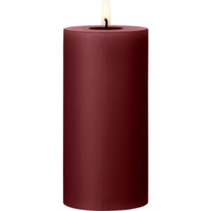 Ester & Erik LED bloklys, 15 cm, bordeaux