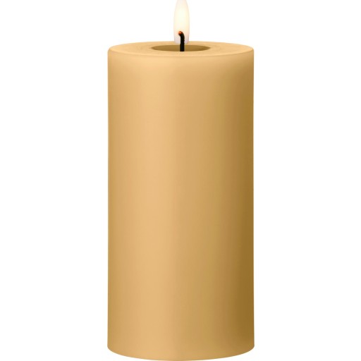 Ester & Erik LED bloklys, 15 cm, karry gul