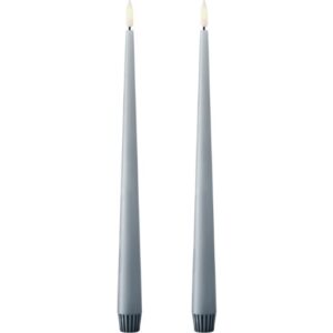 Ester & Erik LED kronelys, 30 cm, blå, 2-pak