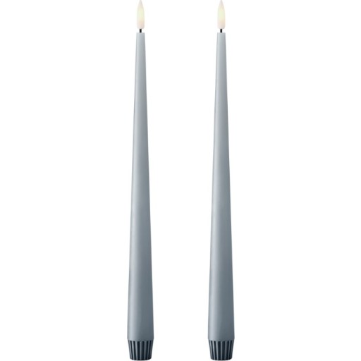 Ester & Erik LED kronelys, 30 cm, blå, 2-pak