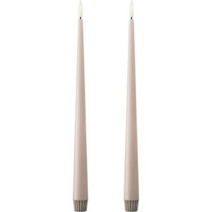 Ester&erik LED kronelys, 30 cm, beige, 2-pak