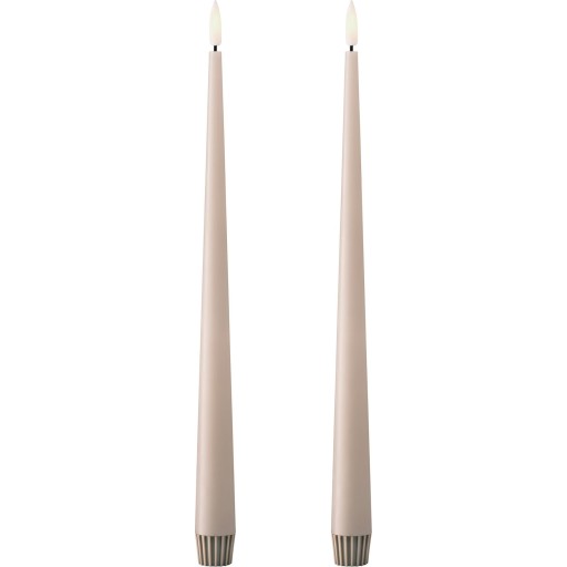 Ester&erik LED kronelys, 30 cm, beige, 2-pak