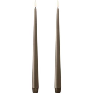 Ester&erik LED kronelys, 30 cm, brun, 2-pak