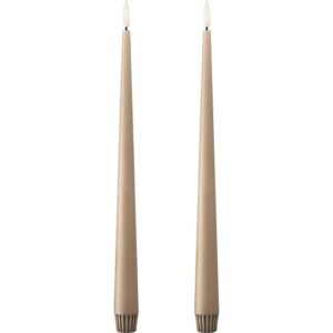 Ester&erik LED kronelys, 30 cm, lysebrun, 2-pak