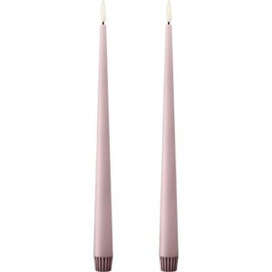 Ester&erik LED kronelys, 30 cm, lyserød, 2-pak