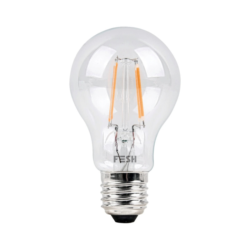 FESH Smart Home LED Pære - Kold/varm Deko E27 5,5w Klar Ø 60