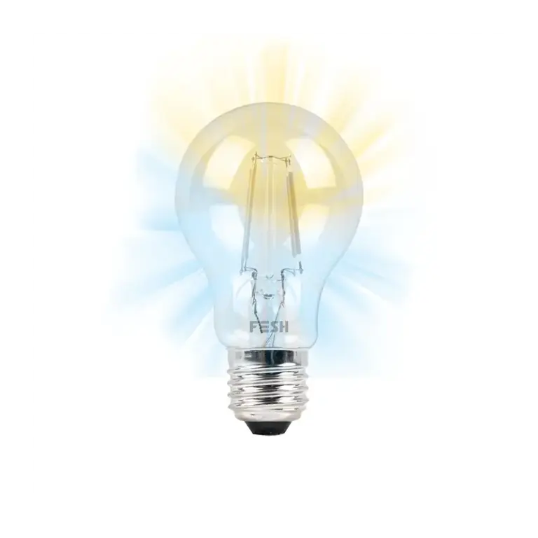 FESH Smart Home LED Pære - Kold/varm Deko E27 5,5w Klar Ø 60