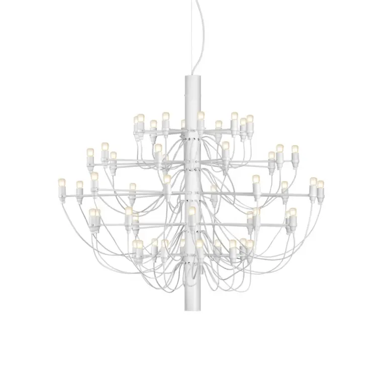 FLOS - 2097/50 C LED Pendel w/Frosted Bulbs Matte White