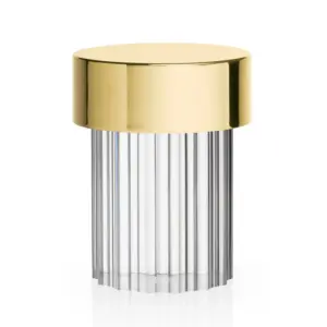 FLOS - Last Order Fluted bærbar bordlampe, satin kobber