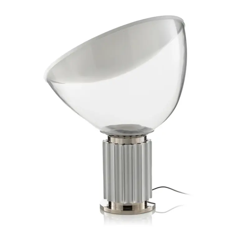 FLOS - Taccia LED Bordlampe Small Silver
