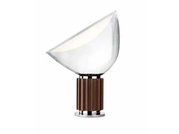 FLOS - Taccia LED (Glas) Bordlampe Bronze