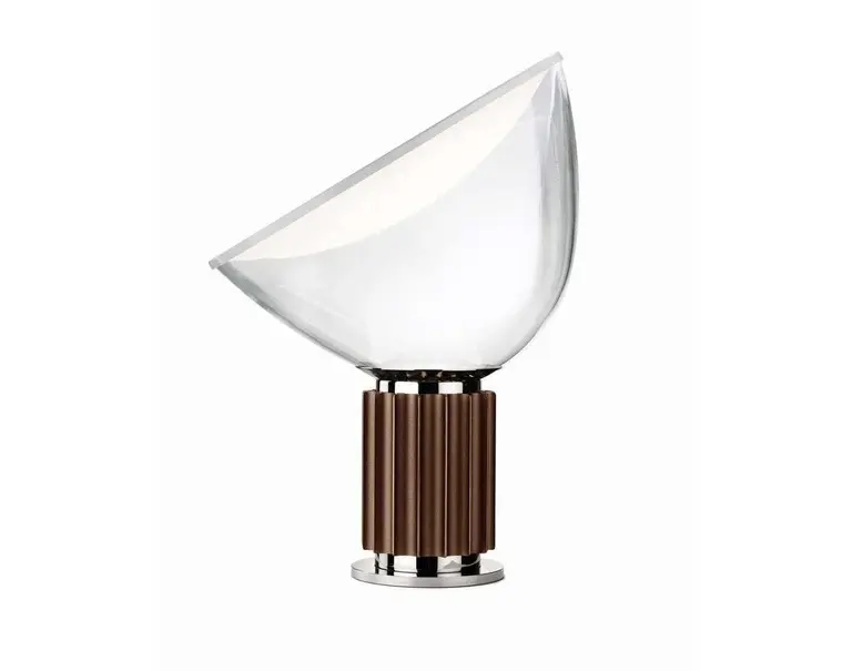 FLOS - Taccia LED (Glas) Bordlampe Bronze