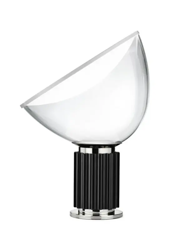 FLOS - Taccia LED (glas) bordlampe Sort