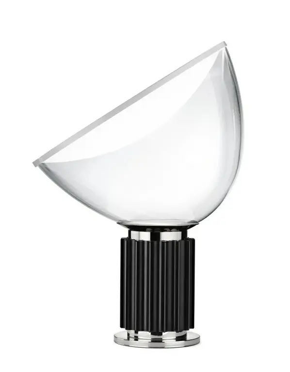 FLOS - Taccia LED (glas) bordlampe Sort