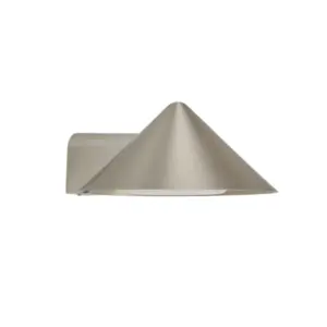 FRANDSEN - LED-akku-væglampe Grasp, stål, 15 cm