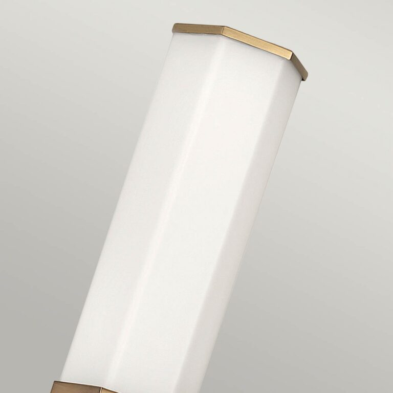 Facet Single LED-væglampe i messing, 36 cm, IP44 – Quintiesse - Badeværelse - Moderne - Metal