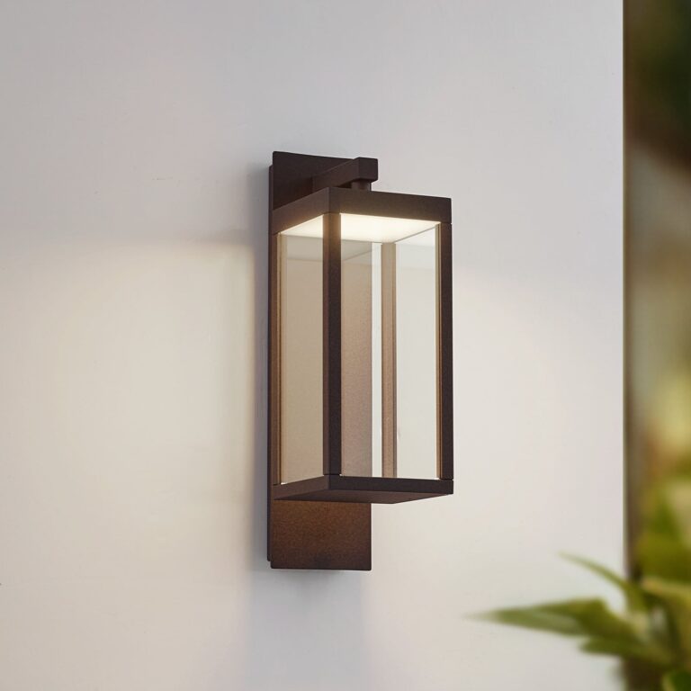 Ferdinand udendørs LED-væglampe, rustfarvet, metal, IP54 - Lucande - Altan - Moderne - Aluminium - Med én lyskilde