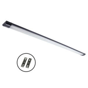 Fladt LED armatur - 120cm - CCT - 25/30/40W - LOTOS - Sort