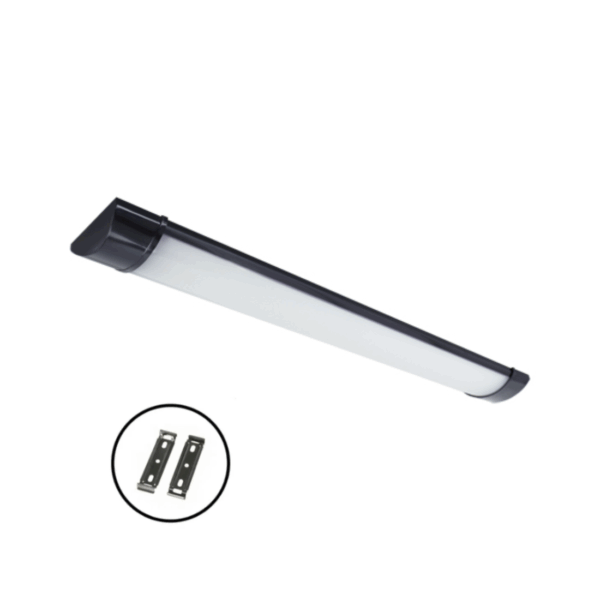 Fladt LED armatur - 60cm - CCT - 10/15/20W - LOTOS - Sort