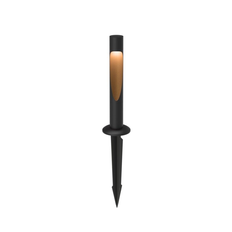 Flindt sokkellampe 827 sort, jordstik 24V Louis Poulsen - Design - Aluminium - Med én lyskilde
