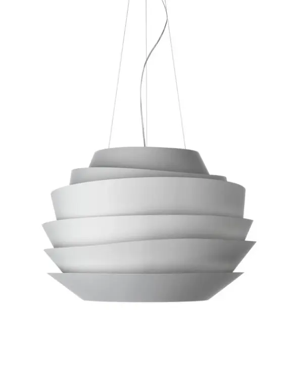 Foscarini - Le Soleil Pendel E27 & GU10 Hvid 3,5m
