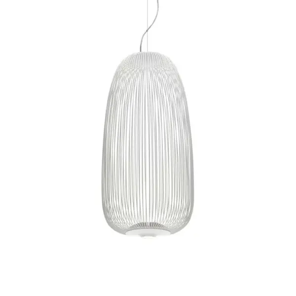 Foscarini - Spokes 1 LED Pendel Dæmpbar Hvid