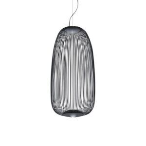 Foscarini Spokes 1 Pendel med LED Grå