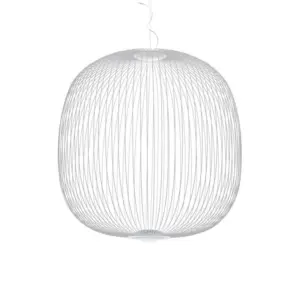 Foscarini - Spokes 2 Large LED Pendel Dæmpbar Hvid