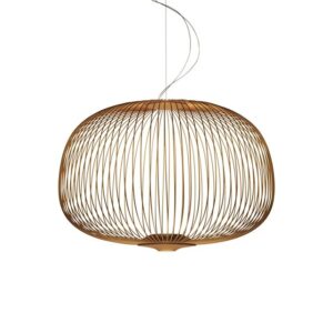 Foscarini Spokes 3 Pendel med LED Kobber